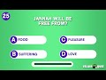 Jannah Quiz | Islam Quiz (no music)