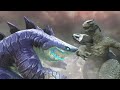 Monstrous Clash: Godzilla vs. Sharkjira!(Hungry Shark) - Animal Revolt Battle Simulator