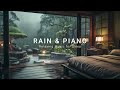 3 Hours Relaxing Sleep Music with Rain Sounds - Peaceful Music in the Warm Bedroom, Stress Relief