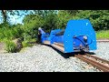 miniture steam Locomotive on the Baggeridge Miniture railway Wheel slipping