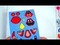 [stickerbook][도안나눔] Poppy Playtime Chapter4/ 파피플레이타임 스티커북 만들기