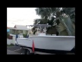 progress of building my 25 + 3 feet Carolina Center console boat