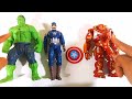 Avengers Assemble Toys Hulk Smash vs Captain America Vs Hulk Buster Superhero Avengers Toys