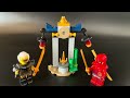 LEGO NINJAGO Kai and Rapton's Temple Battle [Unboxing toys ASMR]