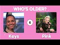 Guess Who's Older | Celebrity Quiz