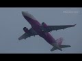 35 WET WEATHER TAKEOFFS from UP CLOSE | Osaka Kansai Airport Plane Spotting [KIX/RJBB]