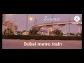 Dubai Metro Train on flyover # shorts # short video # suramo