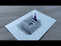 Wall ladder|3D Trick Art For Beginner