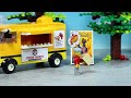 LEGO Minifig Chef: Making LEGO Hot Cheetos Mozzarella DONUTS  - Fast Food