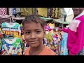 Exploring the Cambodian Real Life and Street Vendors Nearby the Garment Factory