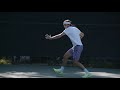 Test your Tennis Footwork technique with Taylor Fritz | Olympians' Tips