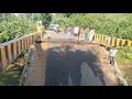 Rare road accident/bridge slab slide