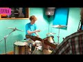 TOMMY PRACTICING DRUMS (WITH LOVEJOY)