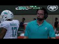 Dolphins vs Jets Wildcard Simulation (Madden 25 Rosters)