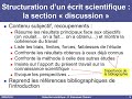 Rédaction scientifique : organisation d'un article original (plan IMMRaD)