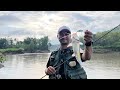 CASTING DI PARIT KECIL‼️STRIKE IKAN HAMPALA & JUGA IKAN BAUNG | GARNIS PANCING #249