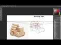 Lesson 28: Drawing Wooden Toys in Perspective (Technical + Freehand)