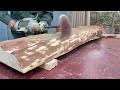 Creative Woodworking Idea From Discarded Pieces Of Wood Combined With Solid Wood | Cheap Woodworking