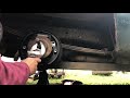 How to remove a stuck axle bearing