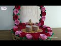 How to make unique engagement ring platter with cardboard & paper | Simple & easy DIY wedding crafts