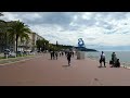 Nice, France Walking Tour 4K/60FPS | Beach, Promenade, Panoramic View Point and the Old Town!