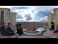 Top of the Duomo Cathedral of Florence in Italy  VR 360 VR360