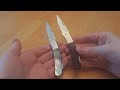 An absolutely lustrous knife; Katz Gentleman's Knife in Black Mother of Pearl (MOP)