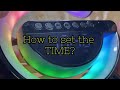 How to set up the time and alarm clock BT-3401 G-type Led Wireless Charging Speaker/Full tutorial