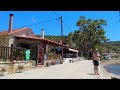 Lefokastro Pelion Greece 4K Summer Beach Walk - Agia Thymia Beach & Seaside Village Walking Tour