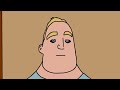 Mr. Incredible becoming uncanny Animation - You see in your yard