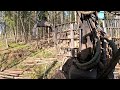 John Deere 1010G Forwarder - Wet conditions, loading it all in one go. (Sped up video)