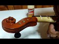 How I repaired, took apart and reglued a violin neck(Cheap violin for music school use)