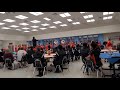 Lake Region High Sound of Thunder 2019 - Sounds of Spain - 10/25/19 marching music cafeteria pt1