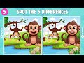 Find  the 5 Differences | Only a Genius can spot the 5 differences in 90 Seconds.