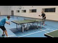 Table Tennis 🏓  practice, forehand topspin, wide, middle and backhand side. #pingpong #tabletennis