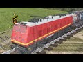【踏切アニメ】あぶない電車 TRAIN Vs People 🚦 踏切 Fumikiri 3D Railroad Crossing Animation #1