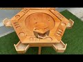 Ideas For Creating A Useful Entertainment Playground // Make Your Own Poker Table From Recycled Wood
