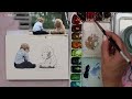 EASY Line & Wash Step by Step Tutorial for Beginners | A Boy and his Bear