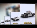 LEGO POLICE CARS in Different Scales | Comparison
