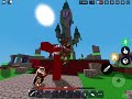 Playing DUELS in Roblox Bedwars