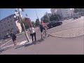 Afternoon ride along the streets of Munich (gopro on handlebars) uncut