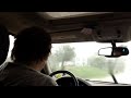 Driving through EF-0 Tornado