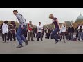 Молодежь танцует под татарскую гармонь! Просто отпад!