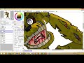 (fnaf speedpaint) fnaf springtrap fanart