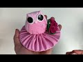 Easy and Useful Idea for an Old CD! Quick and Easy - Diy Smart Recycling - Fabric Owl