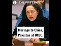 Message to China, Pakistan at UNSC. #currentissue #geopolitics #india #g20 #usa #g20india #pmmodi