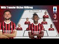 A.C MILAN PREDICTION LINE UP FEAT TRANSFER NICLAS FÜLLKRUG | TRANSFER WINDOW 2024