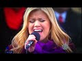 Kelly Clarkson singing at the presidential inauguration