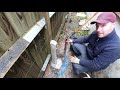 How To Repair a Fence Post | The ULTIMATE Fence Post Repair