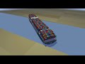 'Ever Given' (Container - Schiff im Suezkanal )[Minecraft Animation]